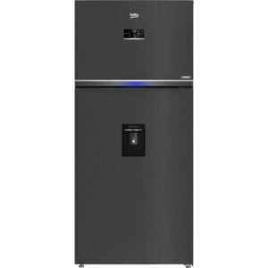 Frigider cu doua usi Beko RDNE650E40DZXBRN, 630 l,Neo Frost Dual Cooling, Everfresh+, HarvestFresh, AeroFlow, Compresor ProSmart Inverter, Dozator apa, Clasa E, H 187 cm, Dark Inox