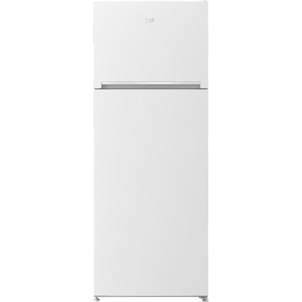 Frigider cu doua usi Beko RDSE465K40WN, 437 l, Clasa E, Cooling Fan, Safety Glass, H 185 cm, Alb