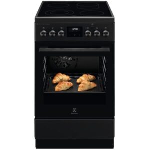 Aragaz Electrolux LKR564201K, Electric, Plita vitroceramica, 4 zone de gatit, Cuptor electric multifunctional, SteamBake, Autocuratare catalitica, Grill electric, Clasa A, 50...