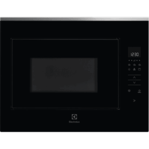 Cuptor cu microunde incorporabil Electrolux KMFD264TEX, 26 l, 900 W, Gril, Timer, Child Lock, Afisaj digital, Avertizare sonora, Negru/Inox antiamprenta