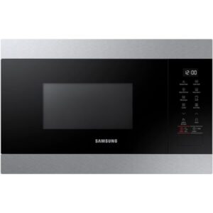 Cuptor cu microunde incorporabil Samsung MG22M8274AT/E2, 22 l, 850 W, Dezghetare rapida, Pastrare la cald, Gril, Afisaj LED, Mod Eco, Interior ceramic, Blocare de siguranta...