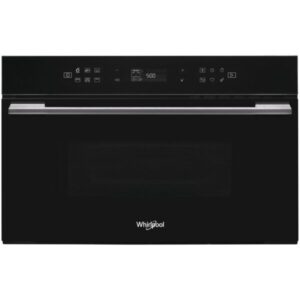 Cuptor cu microunde incorporabil Whirlpool W7 MD 440 NB, 31 l, Display LCD, 6 th sense, Sistem cu aburi, Negru