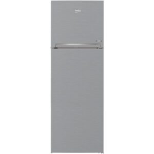 Frigider cu doua usi Beko RDNE350K40XBN, 313 l, NeoFrost Dual Cooling, HarvestFresh Compresor ProSmart Inverter, Clasa E, H 172 cm, Metal Look
