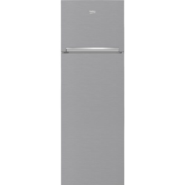 Frigider cu doua usi Beko RDSA310M30XBN, 306 l, Clasa F, Cooling Fan, Safety Glass, H 175 cm, Argintiu