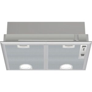 Hota incorporabila Bosch DHL555BL, Putere de absorbtie 681 mc/h, Iluminare LED, Clasa C, 50 cm, Argintiu