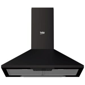 Hota incorporabila decorativa Beko HCP61310B, Putere de absorbtie 395 mc/h, 60 cm, Negru