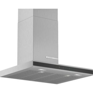 Hota incorporabila decorativa Bosch DWB67FM50, Putere absorbtie 752 m3/h, Control TouchSelect, Iluminare LED, Clasa B, 60 cm, Inox