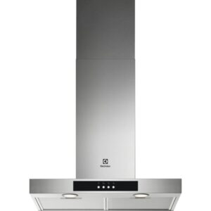 Hota incorporabila decorativa Electrolux LFT426X, Putere de absorbtie 600 mc/h, Filtre aluminiu lavabile, 60 cm, Inox