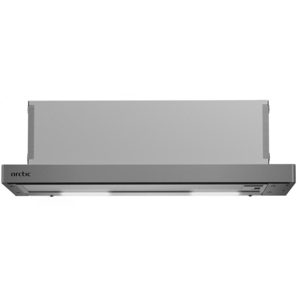 Hota incorporabila telescopica Arctic AHT6131X, Putere de absorbtie 300 mc/h, Control mecanic, Clasa C, 60 cm, Inox