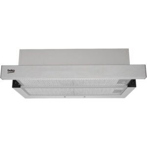Hota incorporabila telescopica Beko HNT63322XH, 320 mc/h, Filtru metalic, 60 cm, Inox