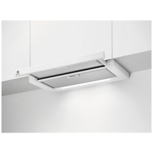 Hota telescopica incorporabila Electrolux LFP616W, Putere de absorbtie 600 mc/h, 1 motor, 60 cm, Alb