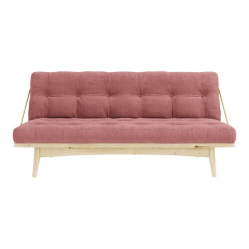 Canapea extensibilă roz 190 cm Folk - Karup Design