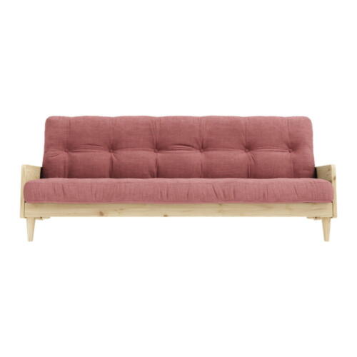 Canapea extensibilă roz 190 cm India - Karup Design
