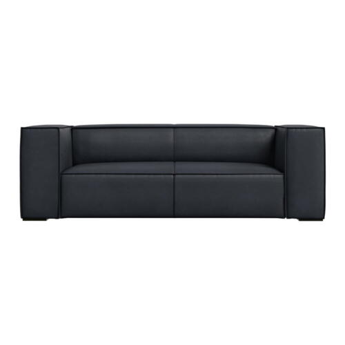 Canapea neagră cu tapițerie din piele 212 cm Madame – Windsor & Co Sofas