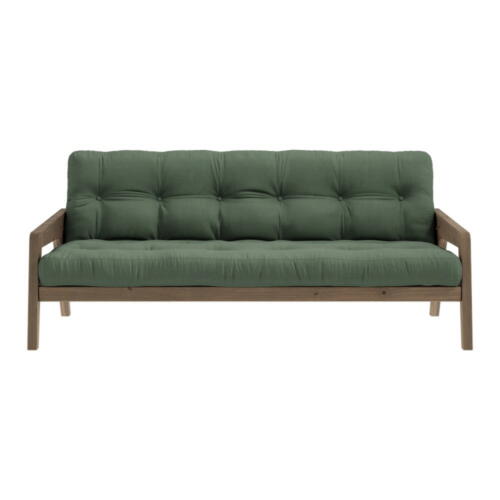 Canapea verde extensibilă 204 cm Grab - Karup Design