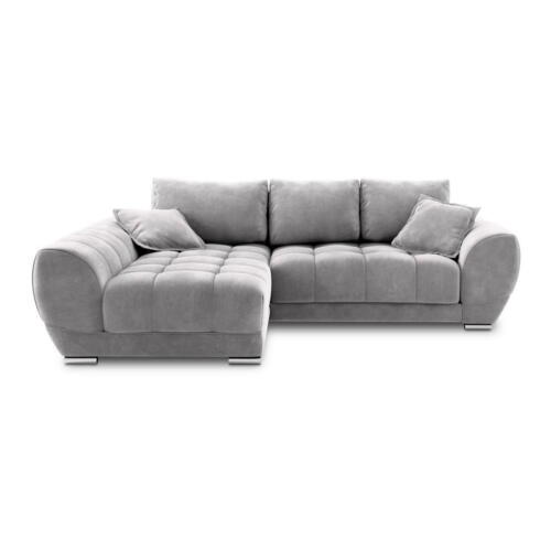 Colțar extensibil cu tapițerie de catifea și șezlong pe partea stângă Windsor & Co Sofas Nuage