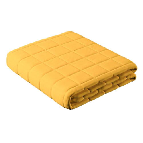 Cuvertură galbenă matlasată pentru pat dublu 170x210 cm Lillipop - Yellow Tipi