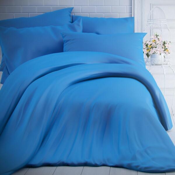 Kvalitex Lenjerie de pat din bumbac albastră