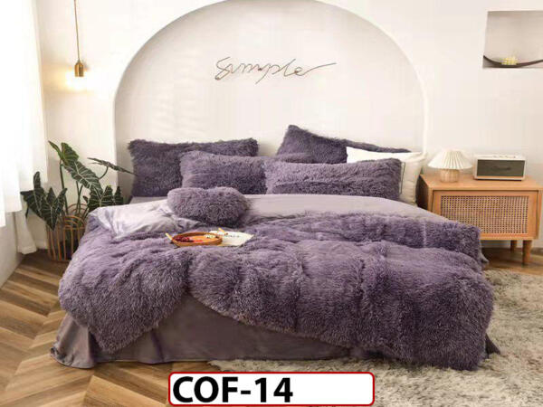 Lenjerie Cocolino Fluffy Pufoasa -Pat De 2 Persoane cu 6 piese - COF14