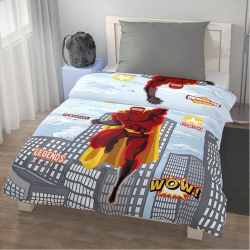 Lenjerie de pat din bumbac Kvalitex Superhero