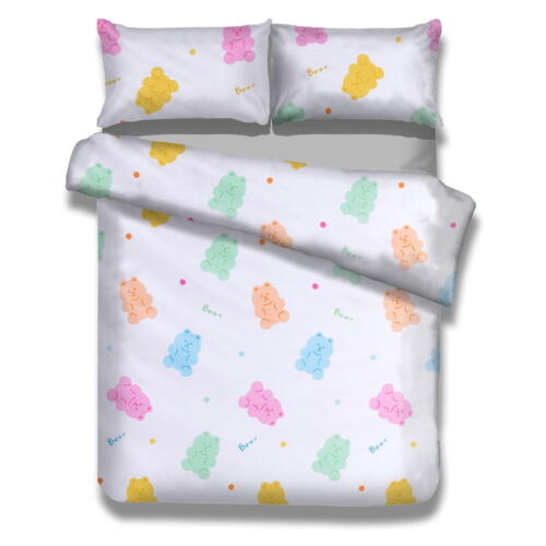 Lenjerie de pat din bumbac pentru copii AmeliaHome Candy Bears