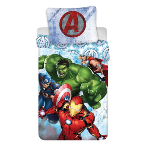 Lenjerie de pat din bumbac pentru copii Jerry Fabrics Avengers Heroes