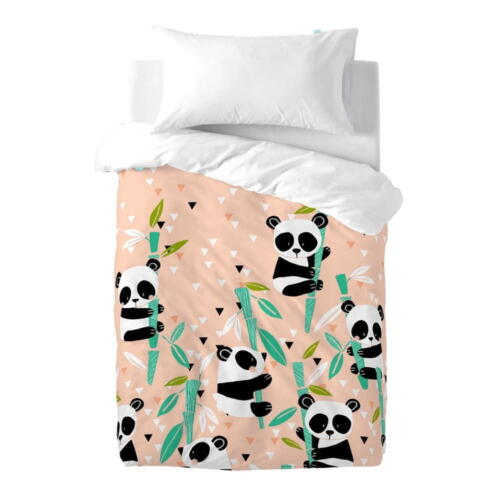 Lenjerie de pat din bumbac pentru copii Moshi Moshi Panda Garden