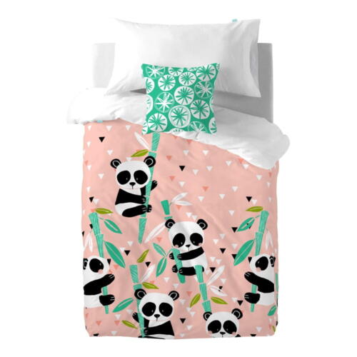 Lenjerie de pat din bumbac pentru copii Moshi Moshi Panda Garden
