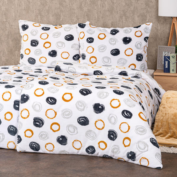 Lenjerie de pat din micro-flanelă 4Home Dotty