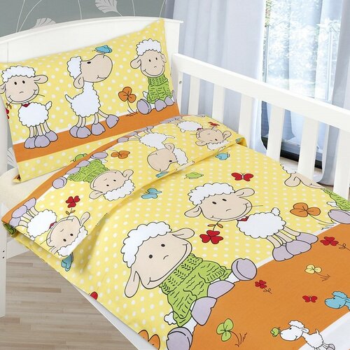 Lenjerie de pat pentru copii Agata - Oițe