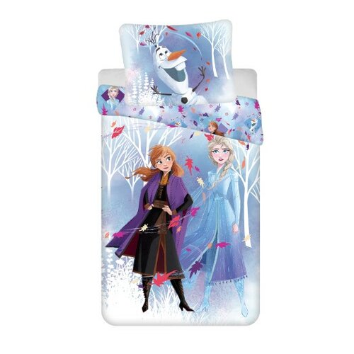 Lenjerie de pat pentru copii Frozen 2 White 02