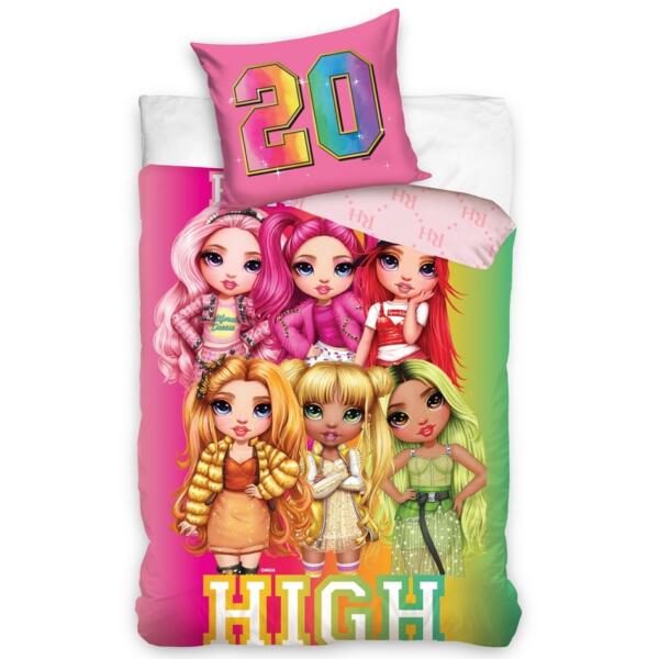Lenjerie de pat pentru copii Păpușile RainbowHigh Color Style