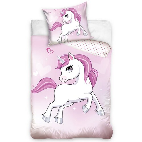 Lenjerie de pat pentru copii Unicornul Fermecat