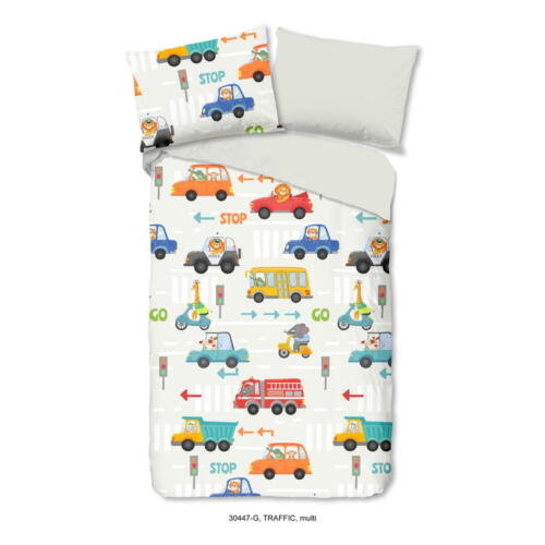 Lenjerie de pat pentru copii din bumbac pentru pat de o persoană 140x200 cm – Good Morning
