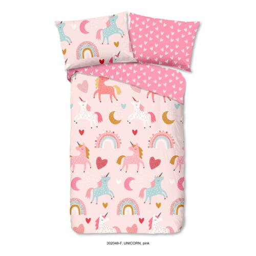 Lenjerie de pat pentru copii din flanelă pentru pat de o persoană 140x200 cm – Good Morning