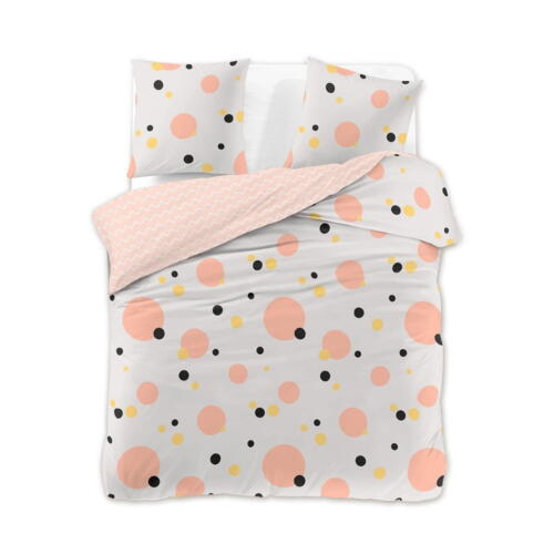 Lenjerie de pat roz-deschis din bumbac pentru pat dublu 220x200 cm Sweety – AmeliaHome