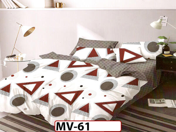 Lenjerie din bumbac Satinat 4 piese Casa New Concept - MV61