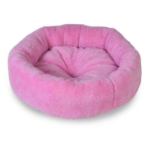 Pat de fleece roz pentru animale de companie Bagel - Lydia&Co