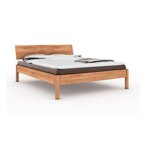 Pat dublu din lemn de fag 200x200 cm Vento - The Beds