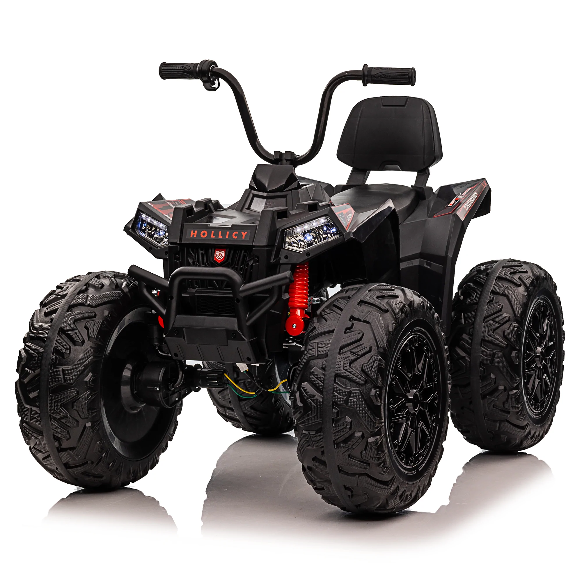 AM ALES ATV electric Kinderauto MonsterQuad 400W 24V 14Ah PREMIUM culoare Neagra