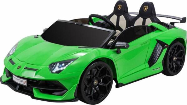 AM ALES Masinuta electrica Lamborghini SVJ cu 2 locuri 24V 500W echipata Premium Drift Edition verde