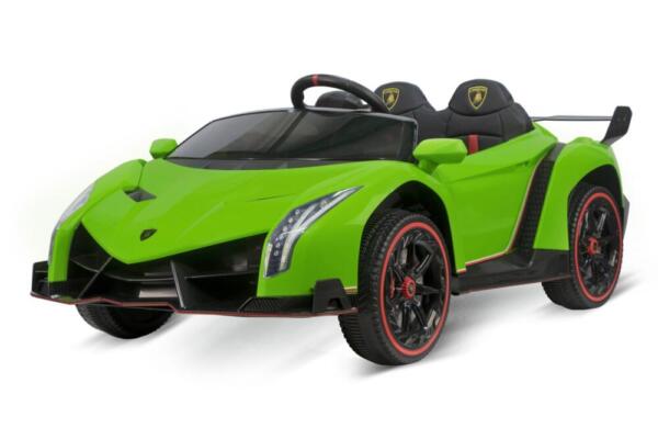 AM ALES Masinuta electrica Lamborghini Veneno 180W 12V PREMIUM #Verde