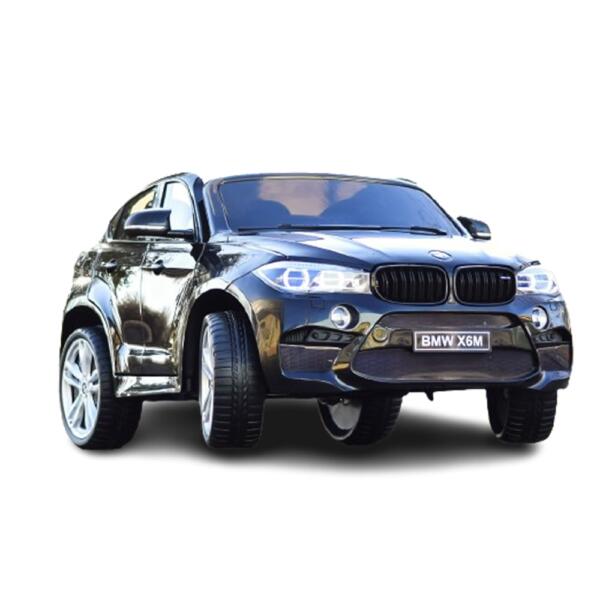 AM ALES Masinuta electrica pentru 2 copii BMW X6M 240W 12V XXL Premium culoare Negru