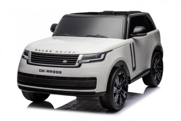 AM ALES Masinuta electrica pentru 2 copii Range Rover 4x4 160W 12V 14Ah Premium culoare alba