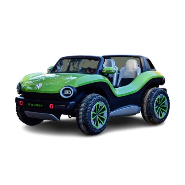 AM ALES Masinuta electrica pentru 2 copii VW ID Buggy 90W 12V culoare verde