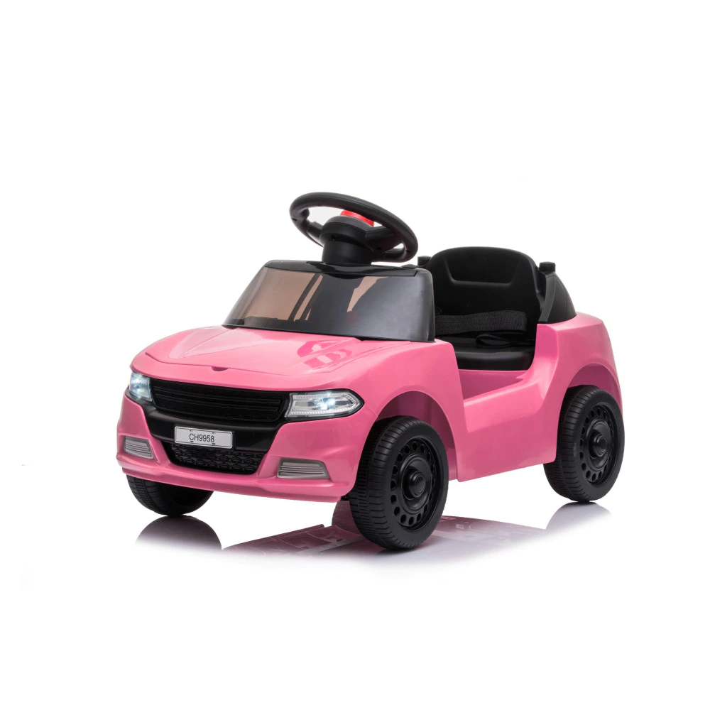 AM ALES Masinuta electrica pentru fetite Kinderauto BJ9958A 30W 6V culoare Roz