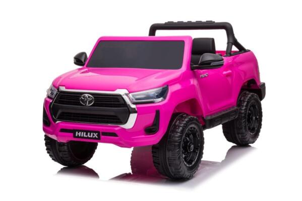 AM ALES Masinuta electrica pentru fetite Toyota Hilux 4x4 180W 12V 14Ah PREMIUM culoare Barbie Pink