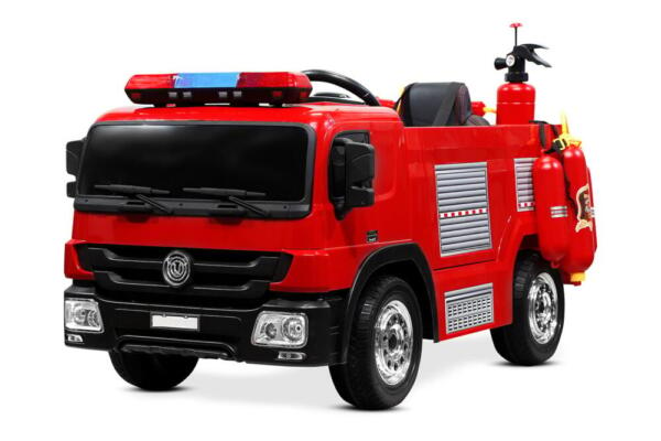 AM ALES Masinuta electrica Pompieri Fire Truck Hollicy 90W 12V PREMIUM #Rosu