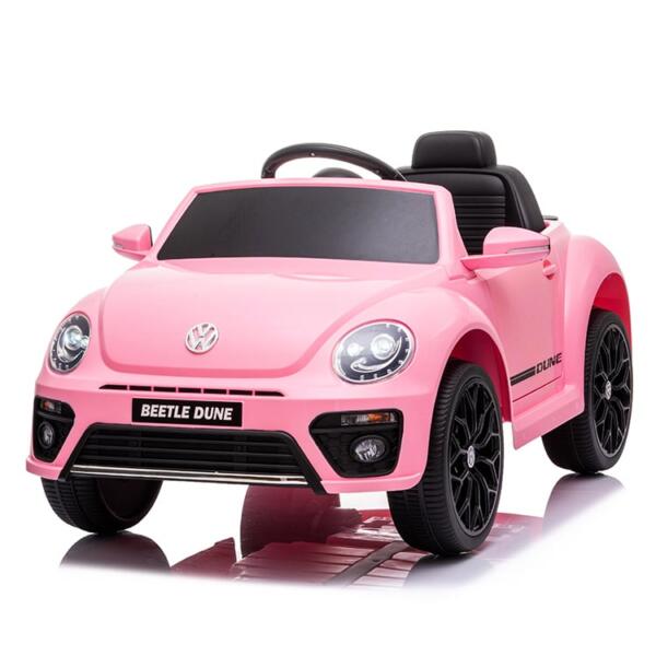 AM ALES Masinuta electrica VW Beetle Dune 35W 6V bluetooth  amortizoare culoare Roz