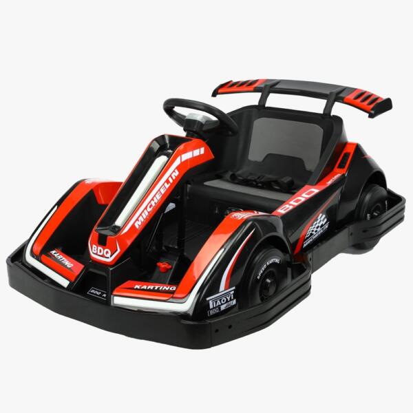 AM ALES Masinuta-Kart electric pentru copii 3-11 ani Racing 90W 12V 7Ah telecomanda culoare Rosie
